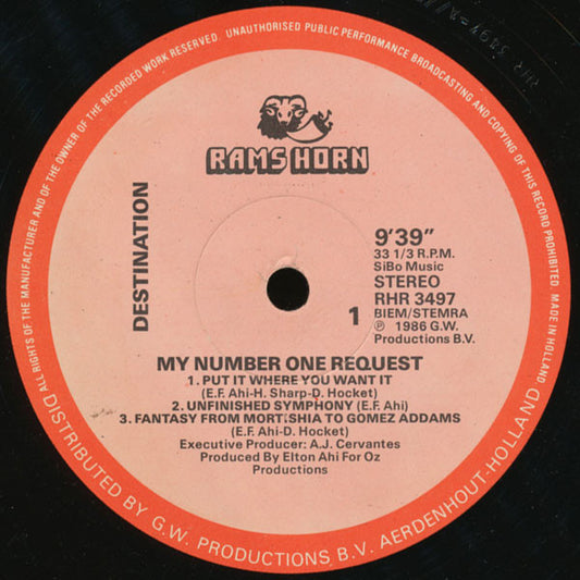 Destination (2) - My Number One Request / The End