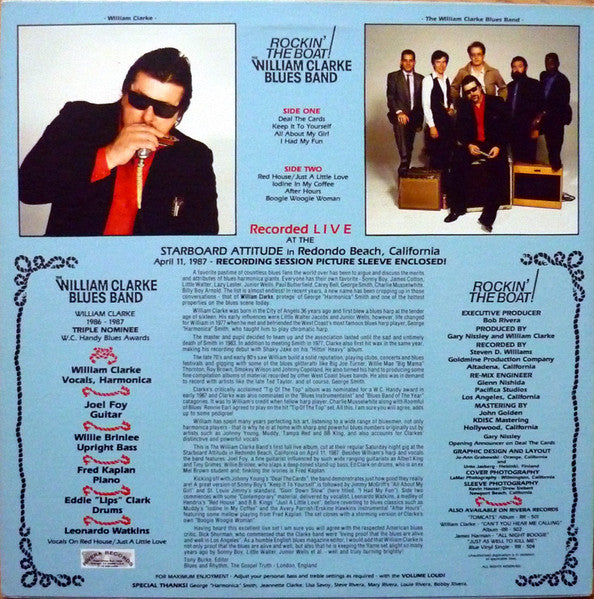 The William Clarke Band - Rockin' The Boat