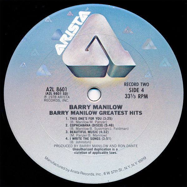 Barry Manilow - Greatest Hits