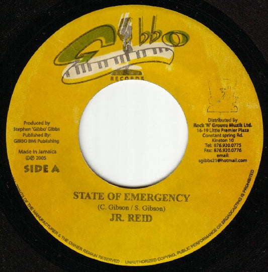 Junior Reid - State Of Emergency / Fighting For Equal Rights
