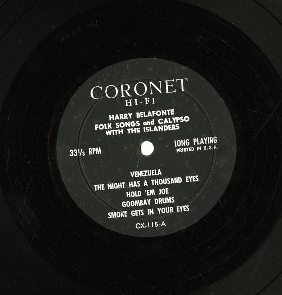 Harry Belafonte - Folk Songs And Calypso