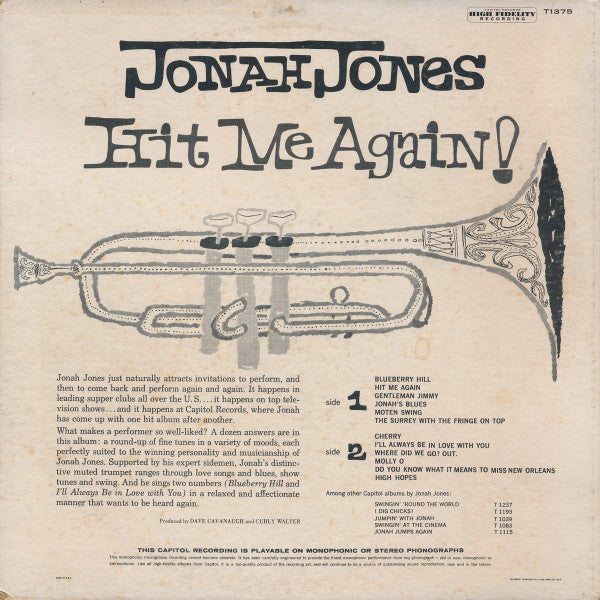 Jonah Jones - Hit Me Again!