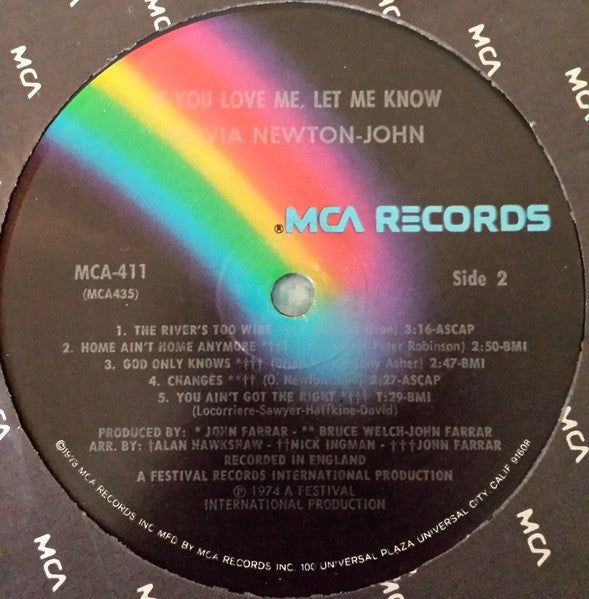 Olivia Newton-John - If You Love Me Let Me Know