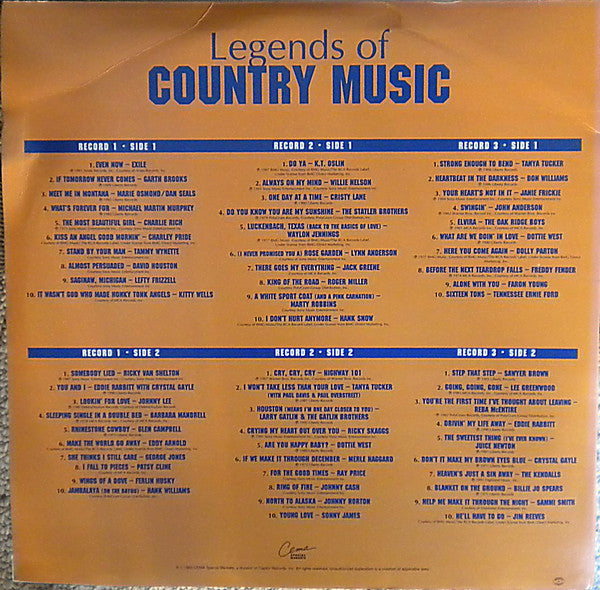Various - Legends Of Country Music