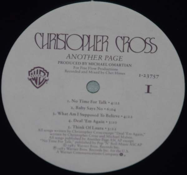 Christopher Cross - Another Page