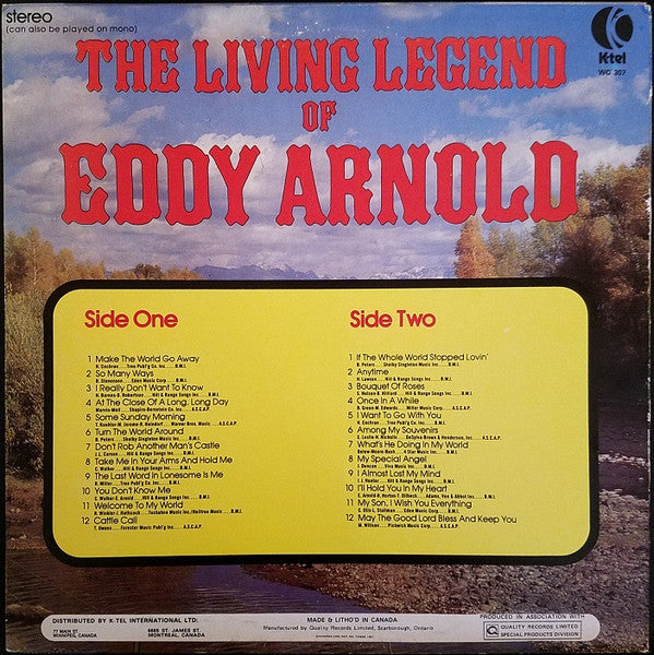 Eddy Arnold - The Living Legend Of Eddy Arnold