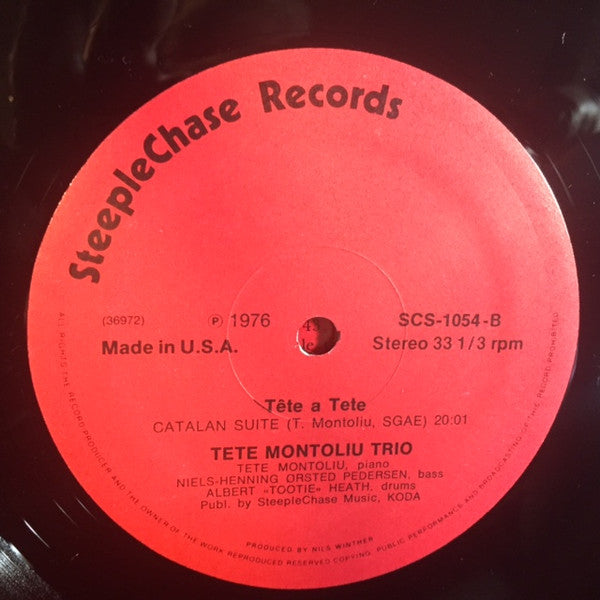 Tete Montoliu Trio - Tête À Tete