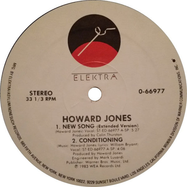 Howard Jones - New Song