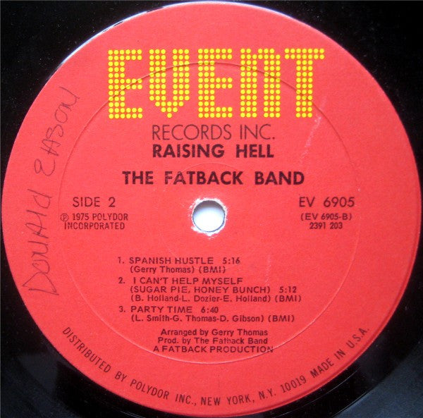 The Fatback Band - Raising Hell