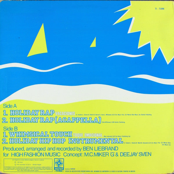 MC Miker G. & DJ Sven - Holiday Rap = Vacaciones