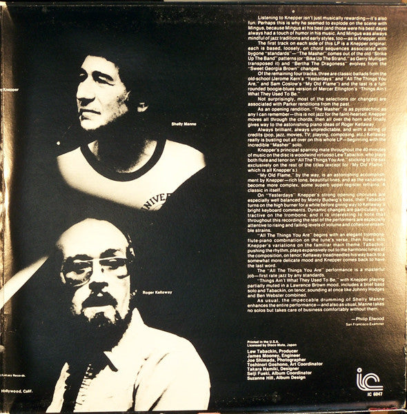 Jimmy Knepper Quintet - Jimmy Knepper In L.A.