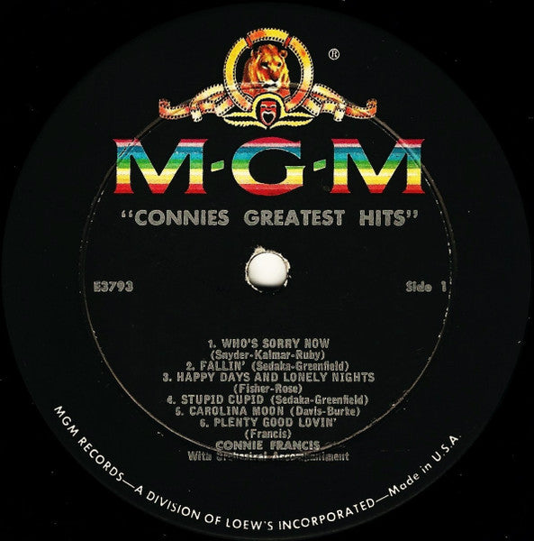 Connie Francis - Connie's Greatest Hits