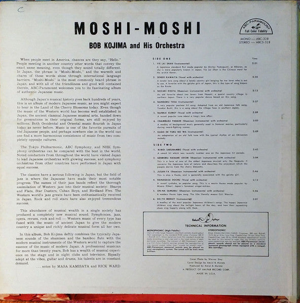 Bob Kojima And His Orchestra - Moshi-Moshi