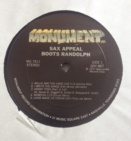 Boots Randolph - Sax Appeal