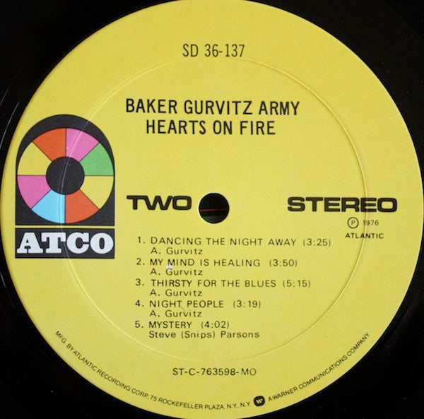 Baker Gurvitz Army - Hearts On Fire