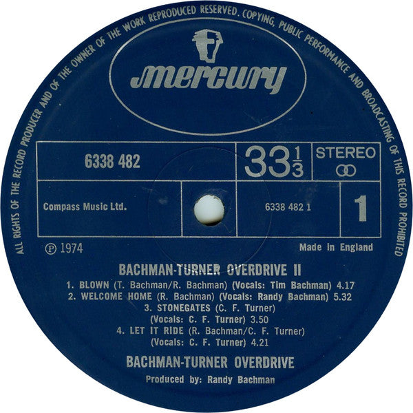 Bachman-Turner Overdrive - Bachman-Turner Overdrive II