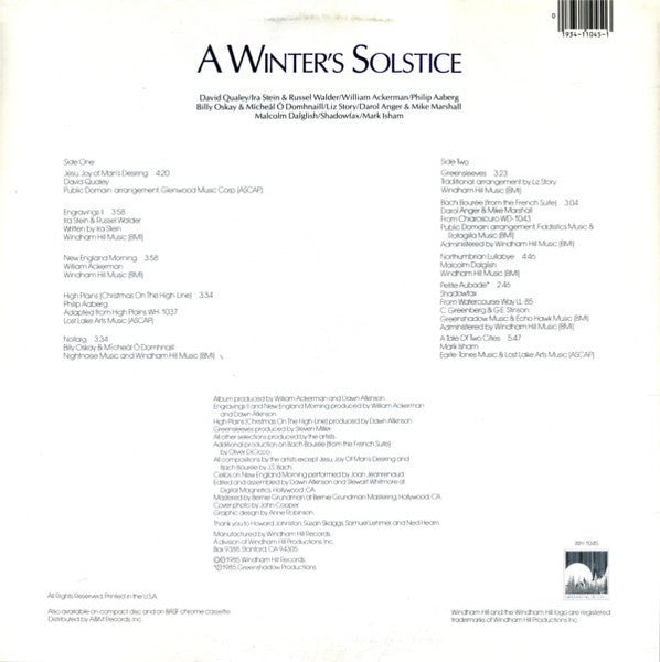 Windham Hill Artists - A Winter's Solstice