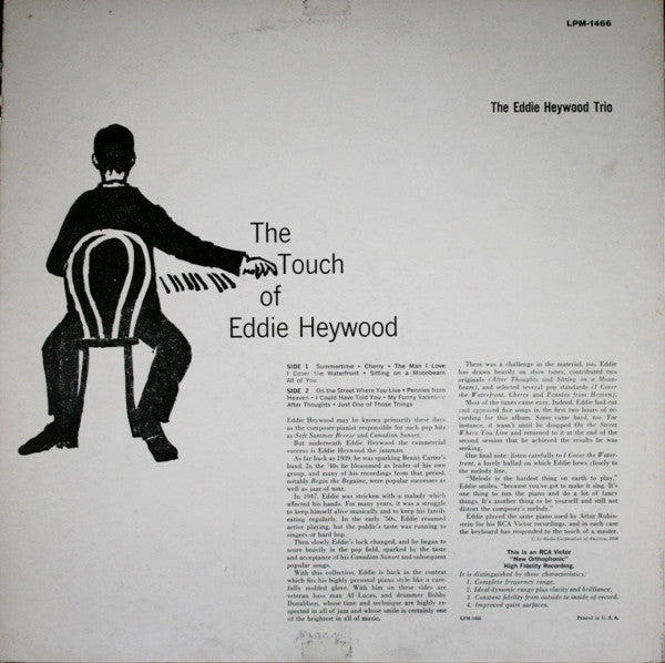 Eddie Heywood Trio - The Touch Of Eddie Heywood