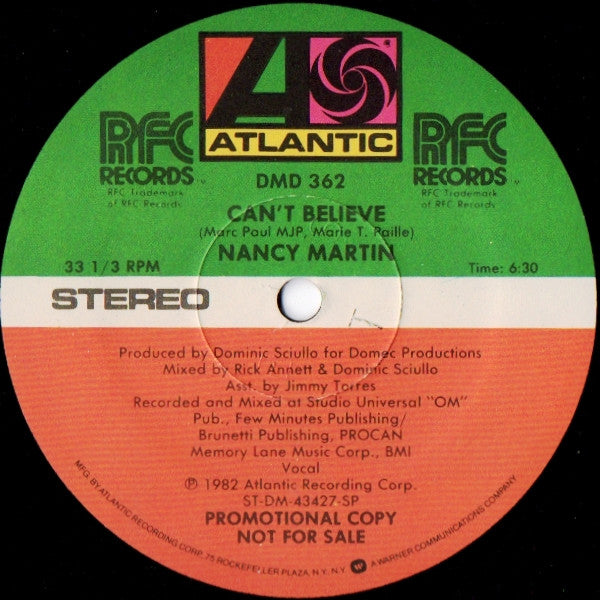 Nancy Martinez - Can't Believe