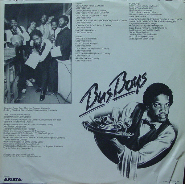 The Bus Boys - Minimum Wage Rock & Roll