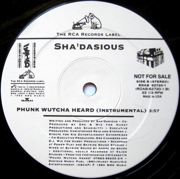 Sha'dasious - Phunk Wutcha Heard