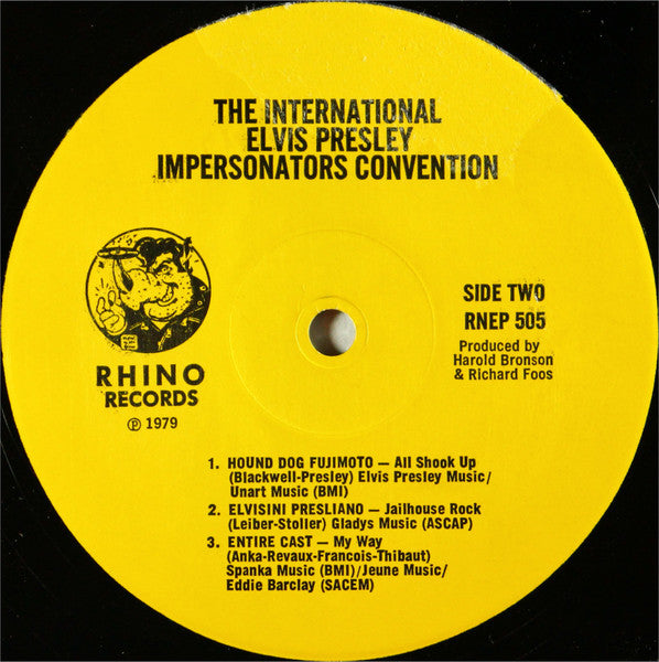 Various - The International Elvis Presley Impersonators Convention