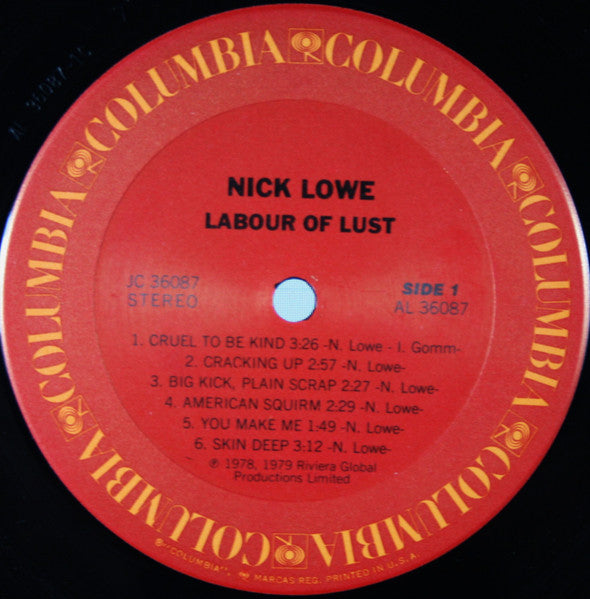 Nick Lowe - Labour Of Lust