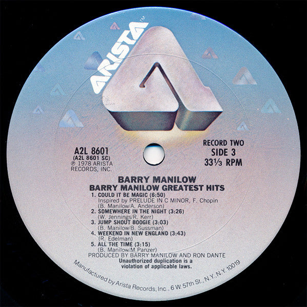 Barry Manilow - Greatest Hits