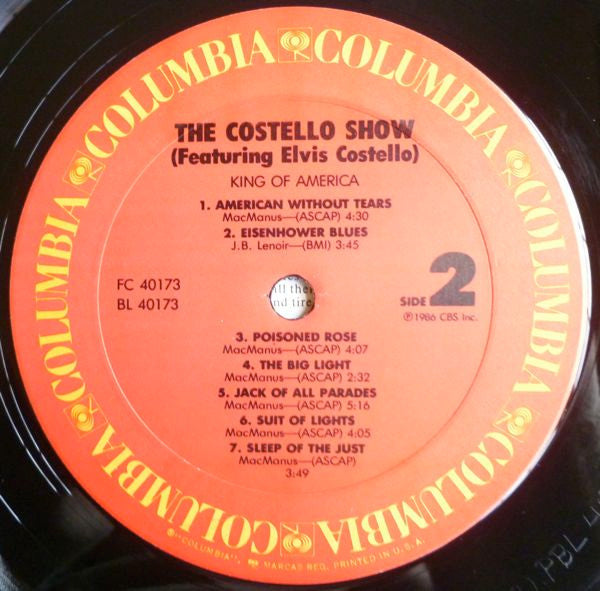 Elvis Costello - King Of America