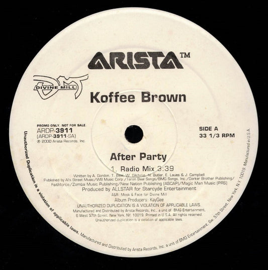Koffee Brown - After Party