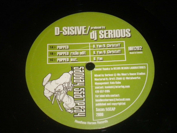 DJ Serious - Popped / Trap Doors