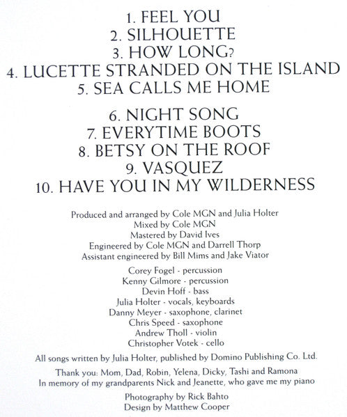 Julia Holter - Have You In My Wilderness