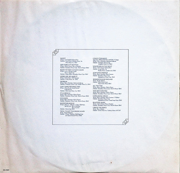 Barry Manilow - Greatest Hits