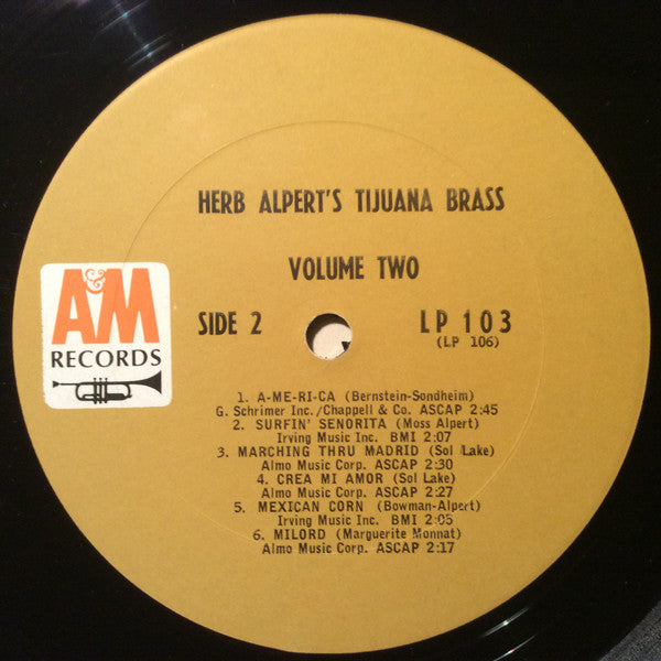 Herb Alpert & The Tijuana Brass - Volume 2