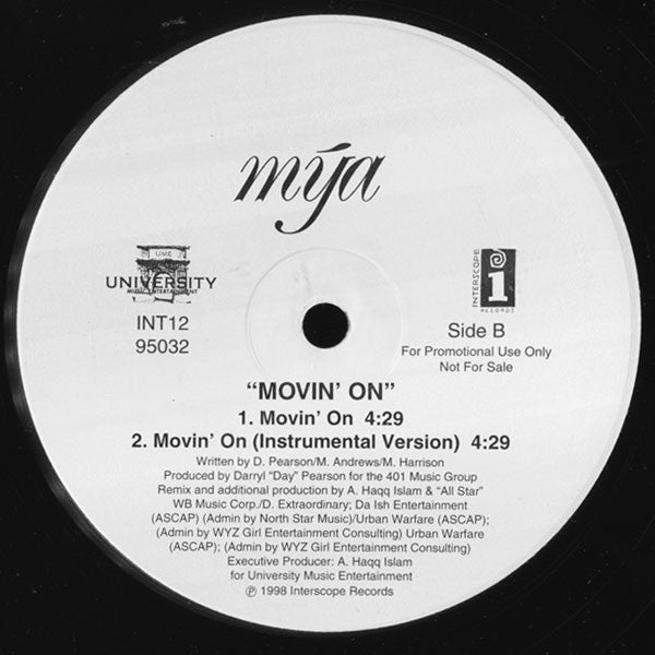 Mya - Movin' On