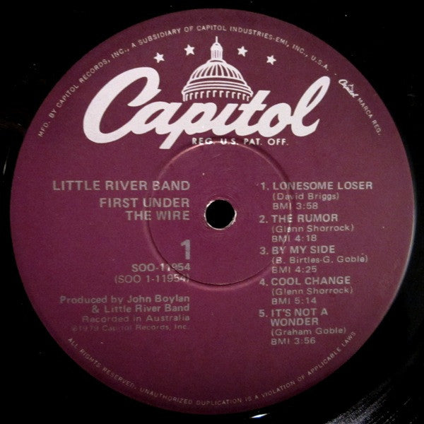 Little River Band - First Under The Wire