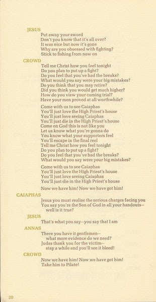 Andrew Lloyd Webber And Tim Rice - Jesus Christ Superstar