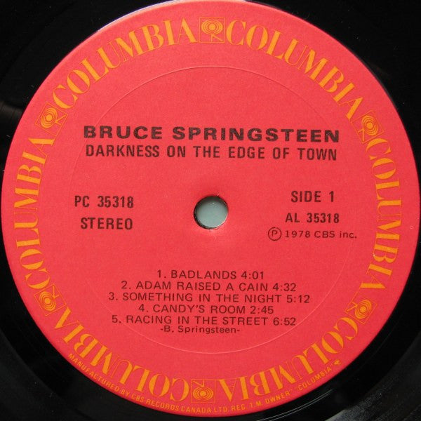 Bruce Springsteen - Darkness On The Edge Of Town