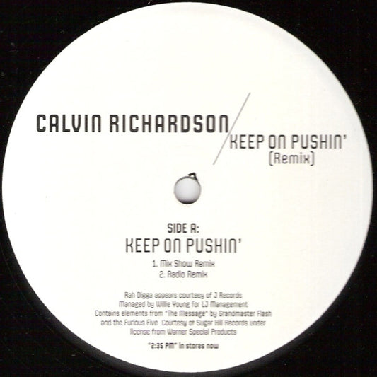 Calvin Richardson - Keep On Pushin' (Remix)