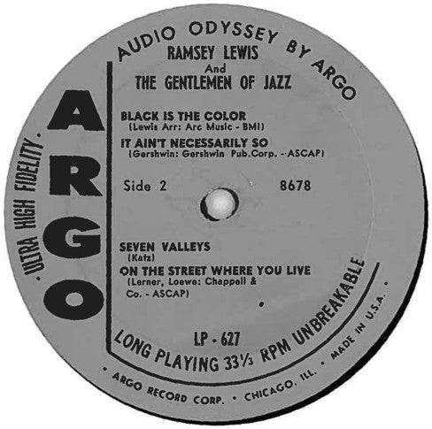 Ramsey Lewis And His Gentle-men Of Jazz - Volume 2