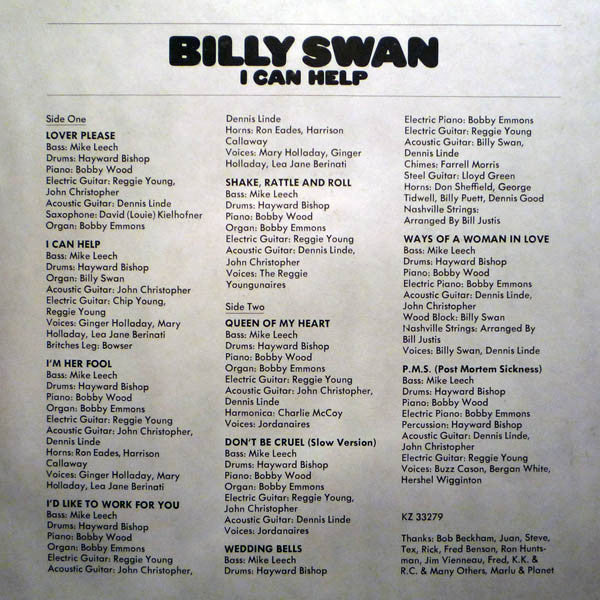 Billy Swan - I Can Help