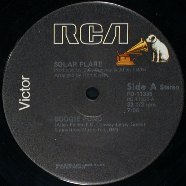Solar Flare (2) - Boogie Fund / Don't Play With Fire