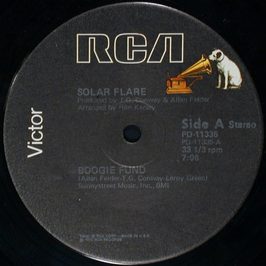 Solar Flare (2) - Boogie Fund / Don't Play With Fire