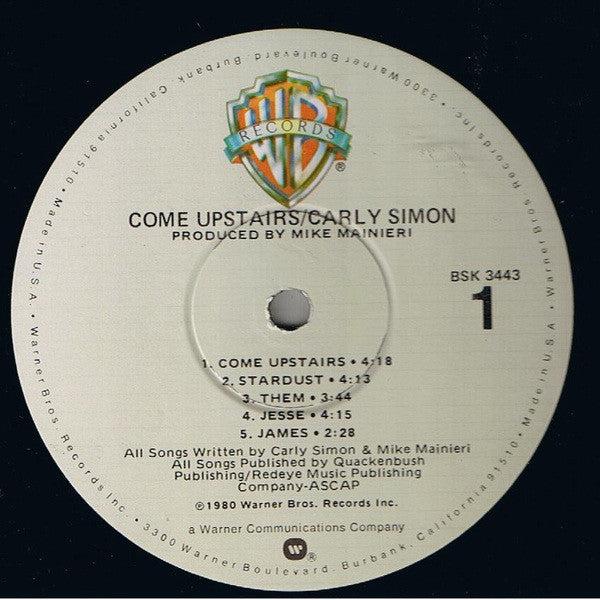 Carly Simon - Come Upstairs