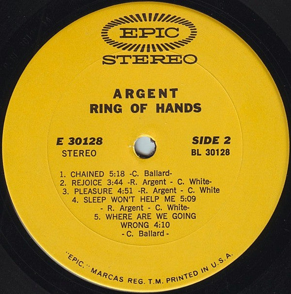 Argent - Ring Of Hands
