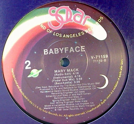 Babyface - Mary Mack