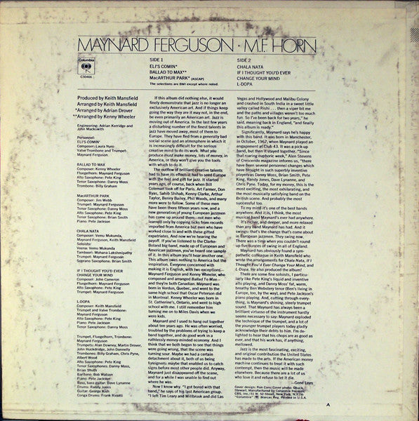 Maynard Ferguson - M.F. Horn