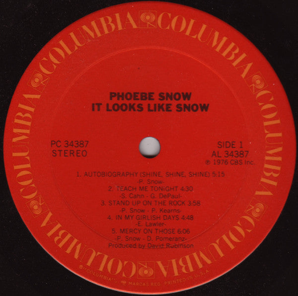 Phoebe Snow - It Looks Like Snow