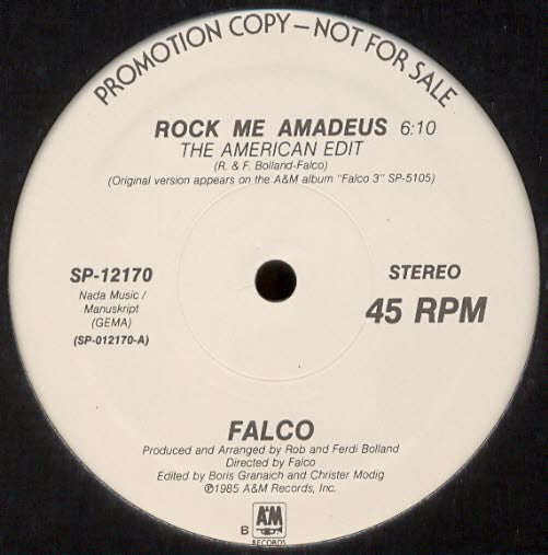 Falco - Rock Me Amadeus / Vienna Calling