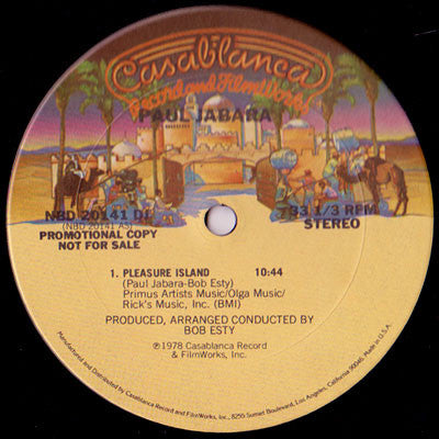 Paul Jabara - Pleasure Island